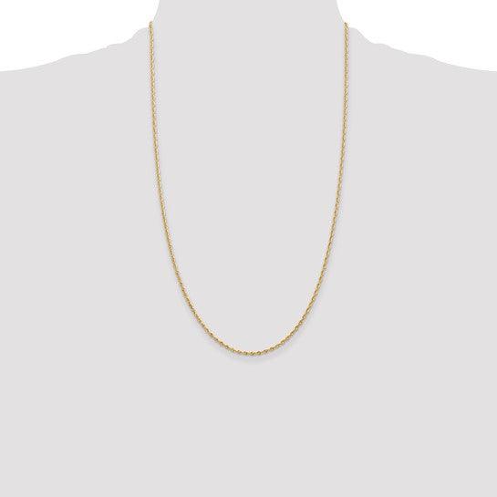 14k 1.85mm Diamond Cut Quadruple Rope Chain