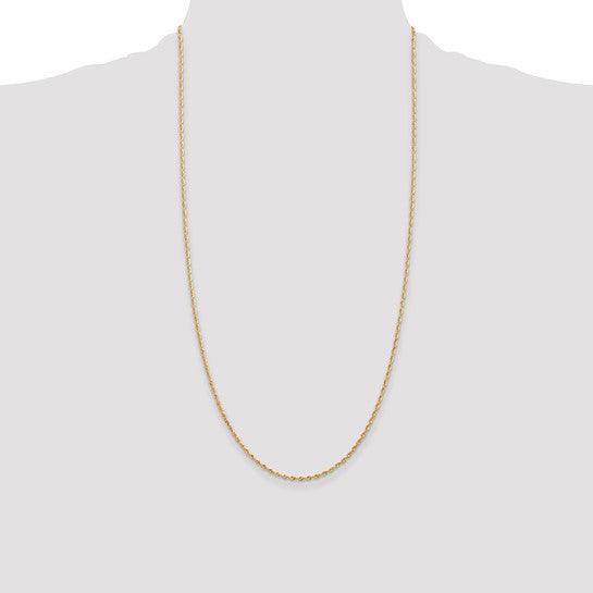 14k 1.85mm Diamond Cut Quadruple Rope Chain