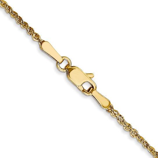14k 14" 1.7mm Ropa Chain