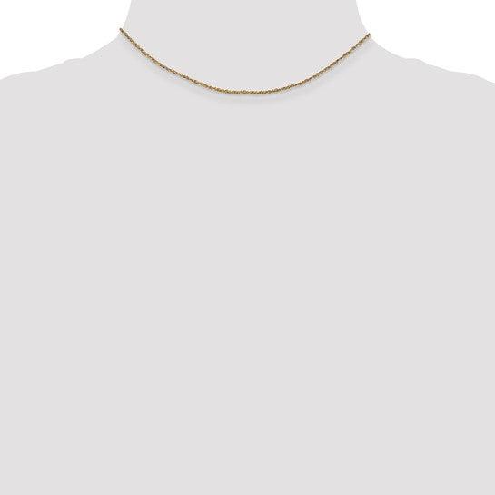 14k 14" 1.7mm Ropa Chain