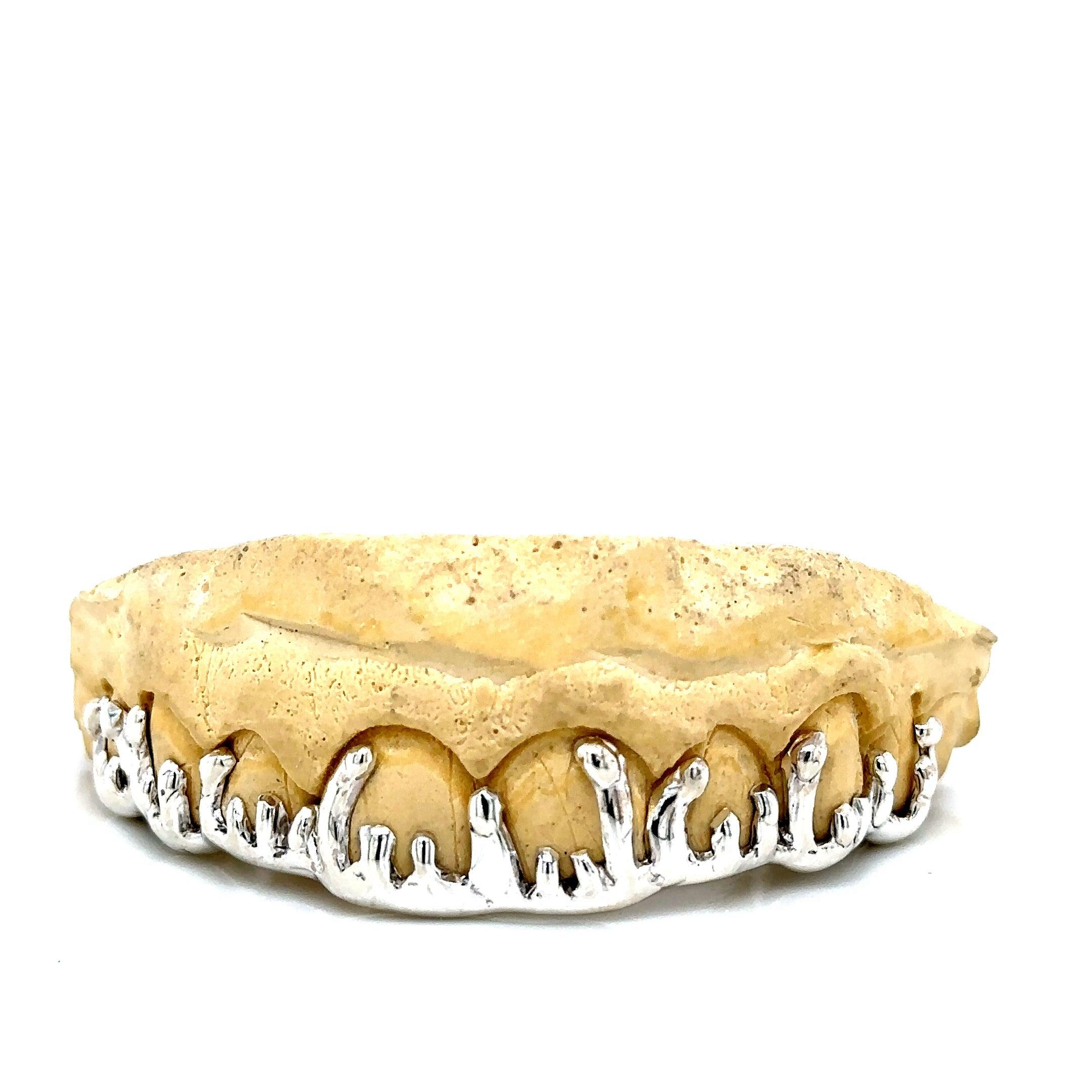 8pc Silver Drippage Top Grillz