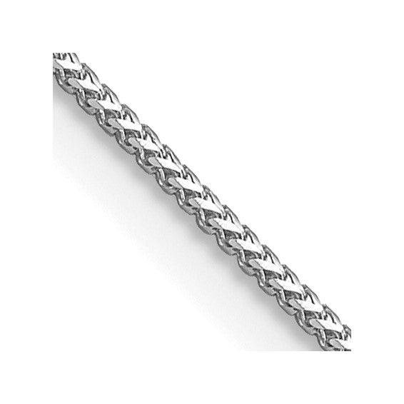 14k White Gold 0.90mm Franco Chain