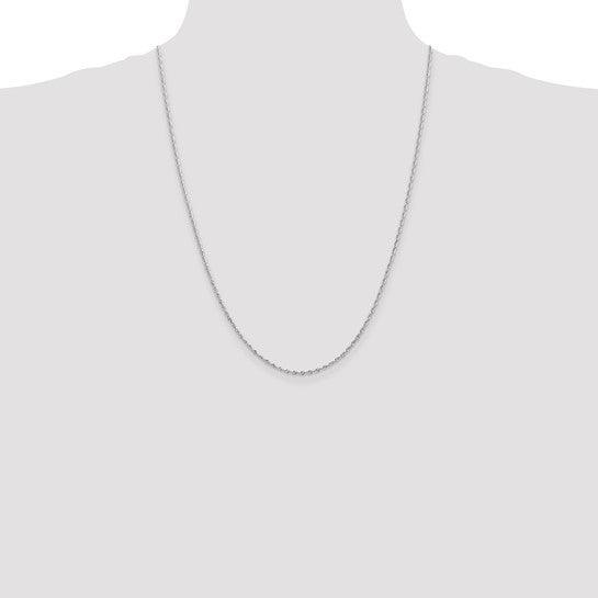 14k White Gold 1.85mm Diamond Cut Quadruple Rope Chain