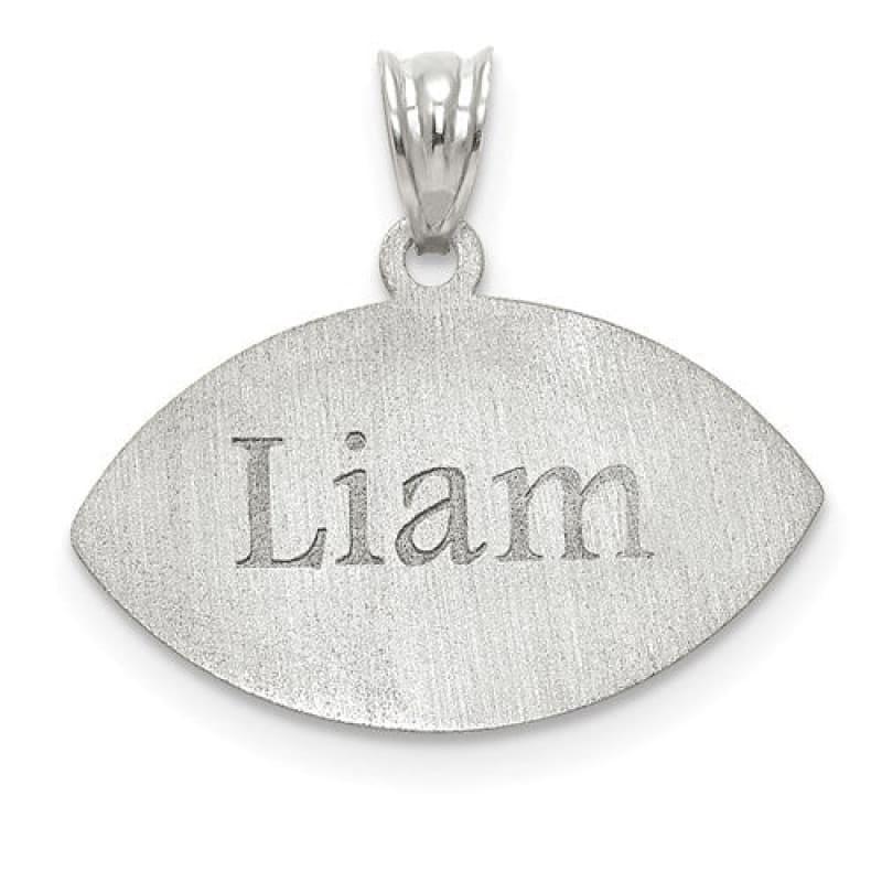 Football Number & Name Pendant - Seattle Gold Grillz