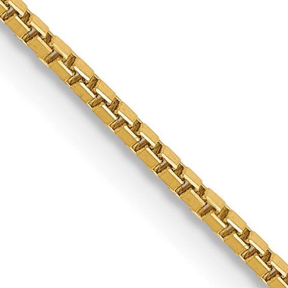 Gold 1.1mm Box Chain - Seattle Gold Grillz