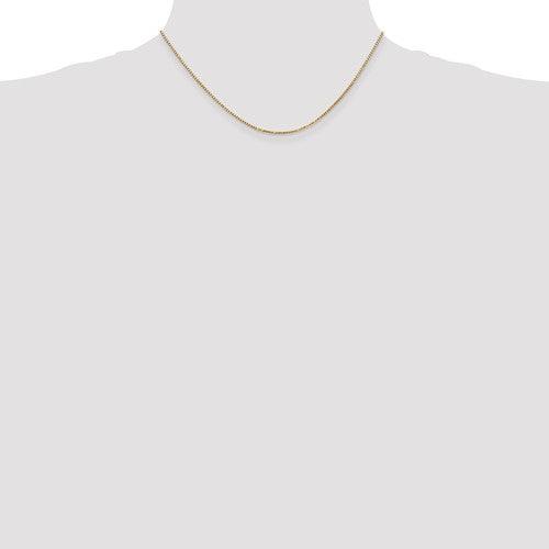 Gold 1.30mm Box Chain - Seattle Gold Grillz