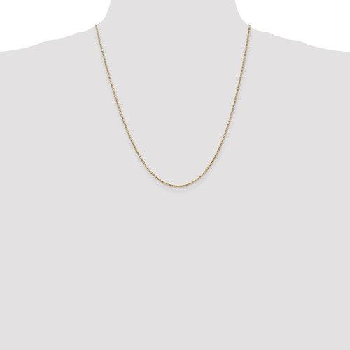 Gold 1.30mm Box Chain - Seattle Gold Grillz