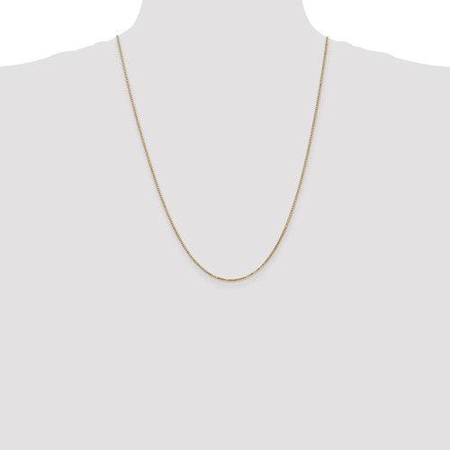 Gold 1.30mm Box Chain - Seattle Gold Grillz