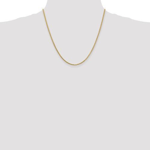 Gold 1.9mm Box Chain - Seattle Gold Grillz