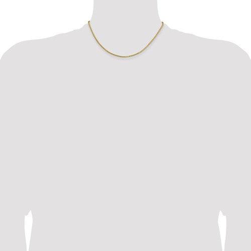 Gold 1.9mm Box Chain - Seattle Gold Grillz