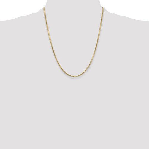 Gold 1.9mm Box Chain - Seattle Gold Grillz