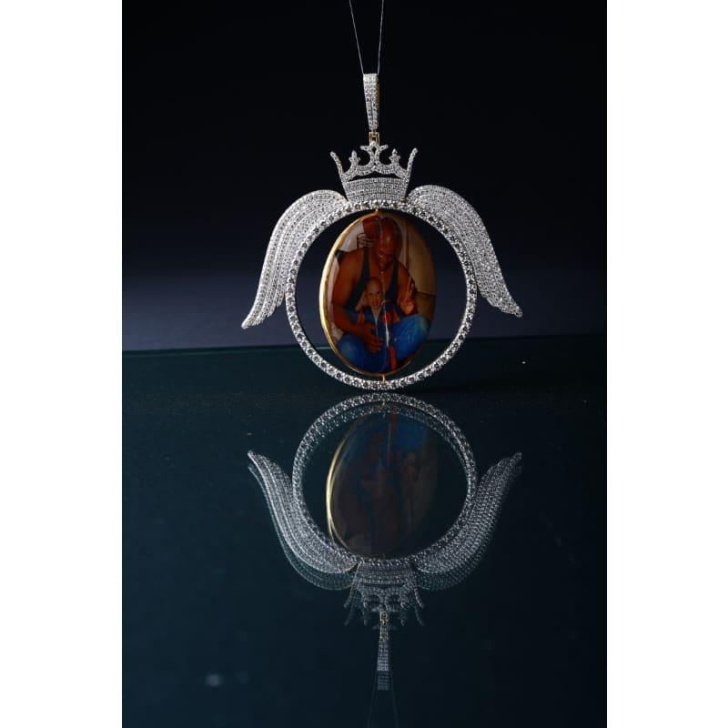 Gold Diamond Memory Pic Pendant - Seattle Gold Grillz