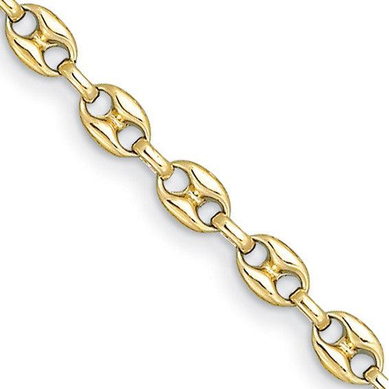 HERCO 14k 8.1mm Solid Anchor Chain - Seattle Gold Grillz