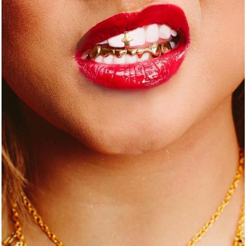 Infamous Kayce Gold Grillz Set - Seattle Gold Grillz