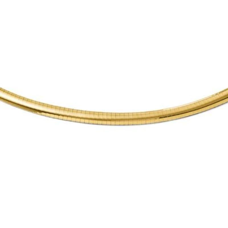 Leslie's 14K 6mm Domed Omega Chain - Seattle Gold Grillz