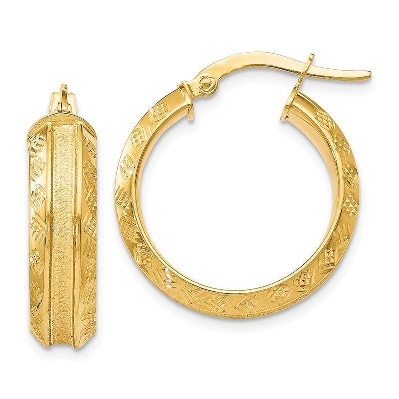 Leslie's 14k Gold Hoop Earrings - Seattle Gold Grillz