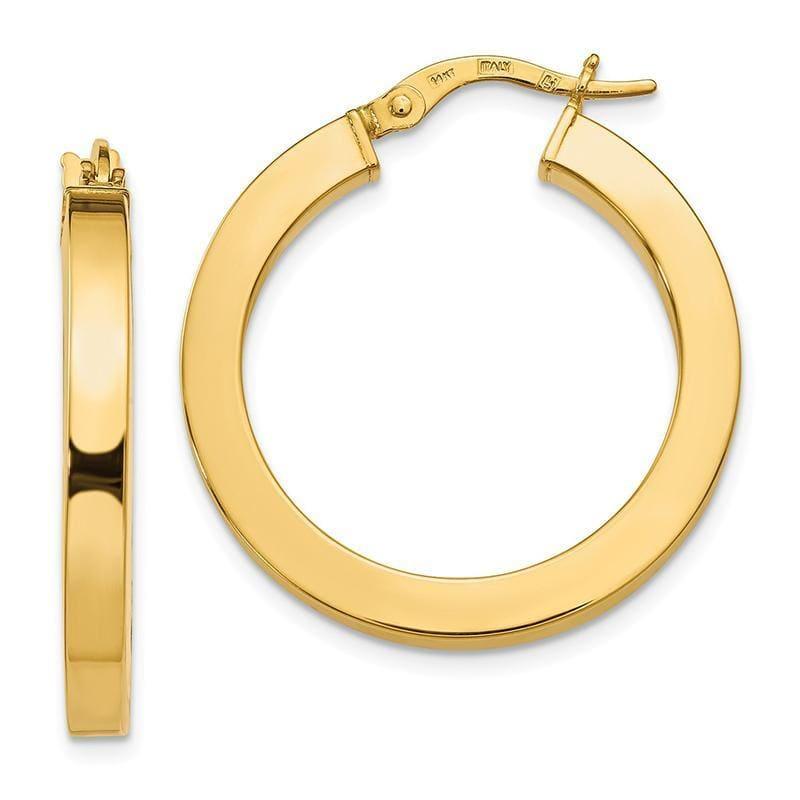 Leslie's 14k Polished Earrings - Seattle Gold Grillz