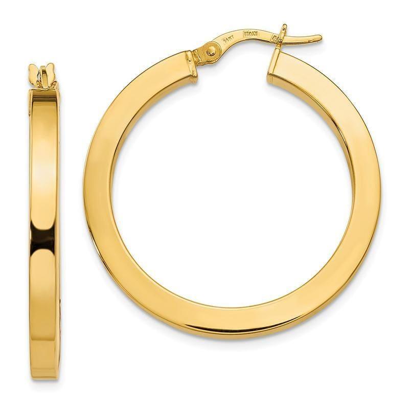 Leslie's 14k Polished Earrings - Seattle Gold Grillz