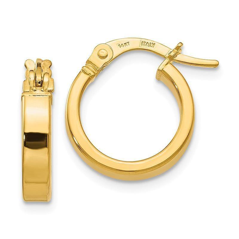Leslie's 14k Polished Earrings - Seattle Gold Grillz