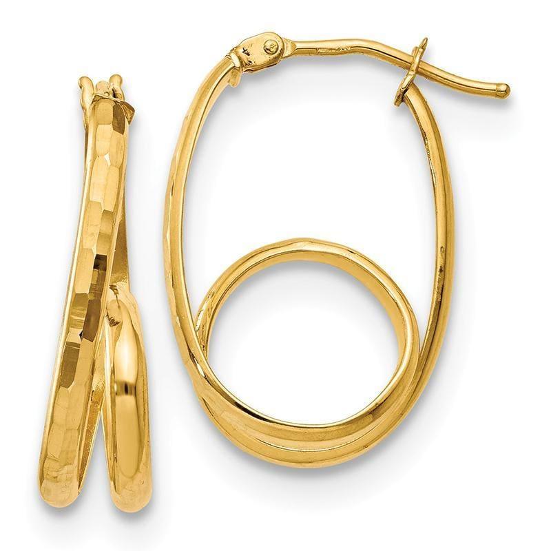 Leslie's 14K Polished Fancy Earrings - Seattle Gold Grillz