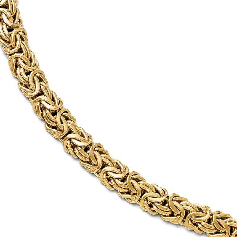 Leslie's 14k Polished Fancy Link Bracelet - Seattle Gold Grillz
