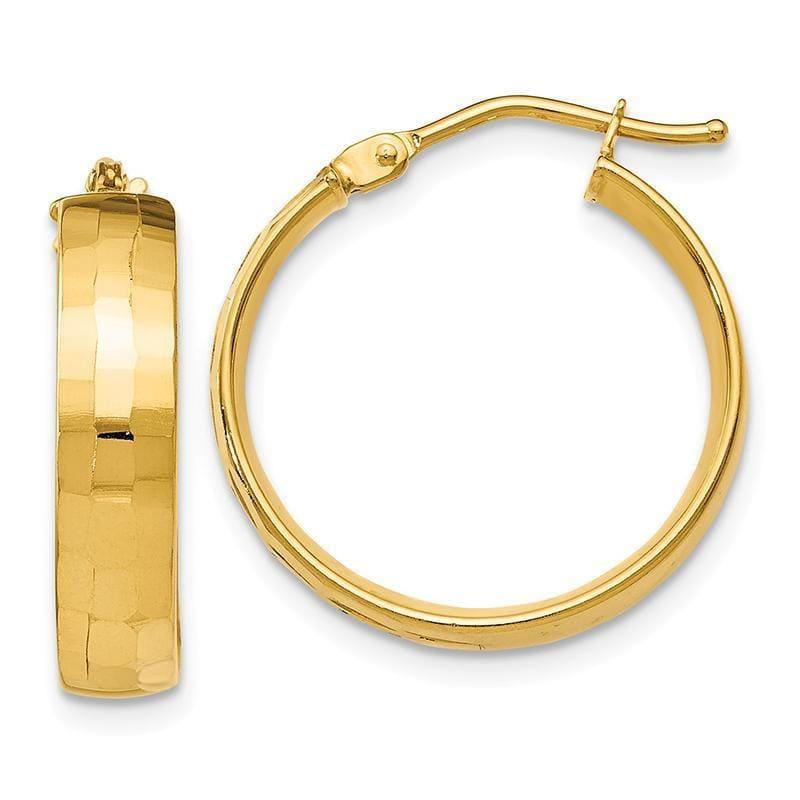 Leslie's 14k Polished Hoop Earrings - Seattle Gold Grillz