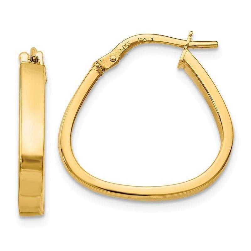 Leslie's 14k Polished Hoop Earrings - Seattle Gold Grillz