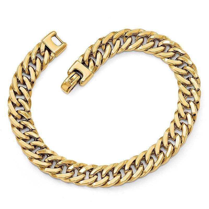 Leslie's 14k Polished Men's Bracelet - Seattle Gold Grillz