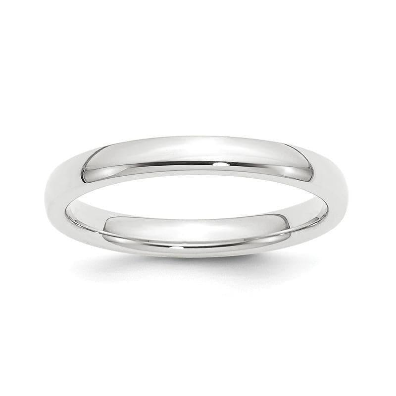 Platinum 3mm Comfort-Fit Wedding Band - Seattle Gold Grillz