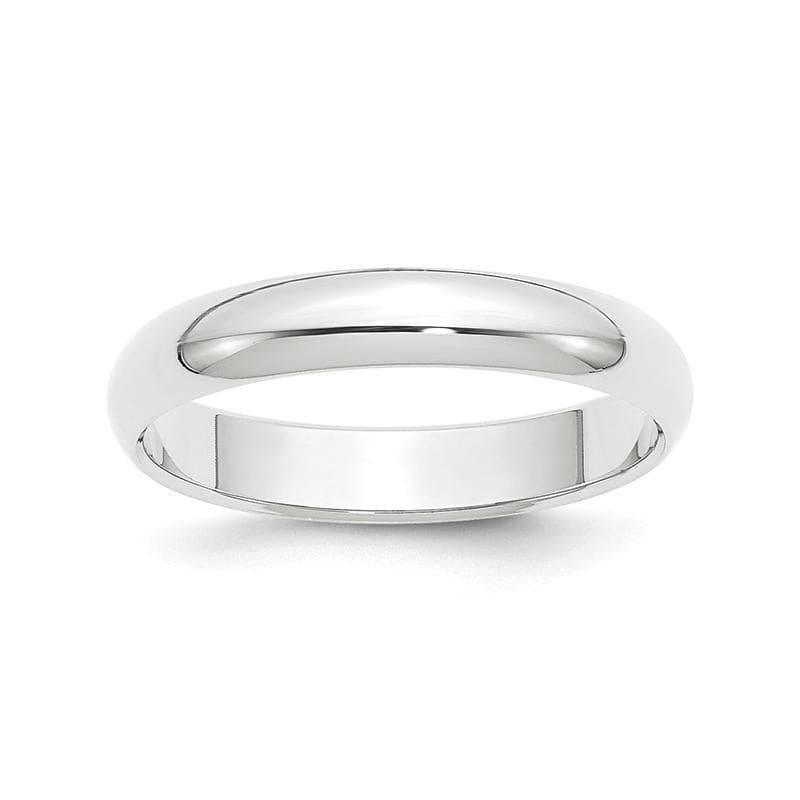 Platinum 4mm Half-Round Featherweight Band - Seattle Gold Grillz