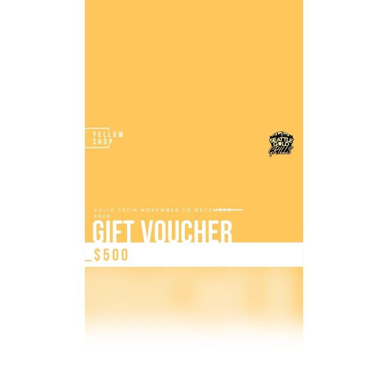 Seattle Gold Grills Gift Card - Seattle Gold Grillz