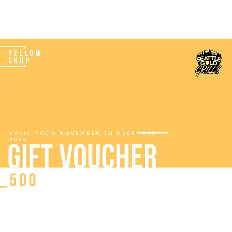 Seattle Gold Grills Gift Card - Seattle Gold Grillz
