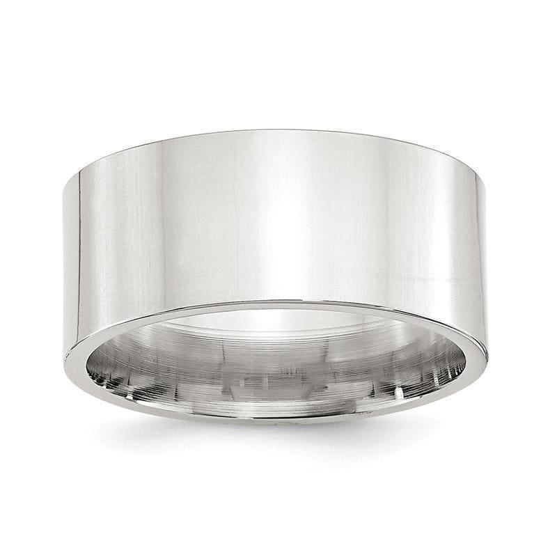 SS 10mm Comfort Fit Flat Band - Seattle Gold Grillz