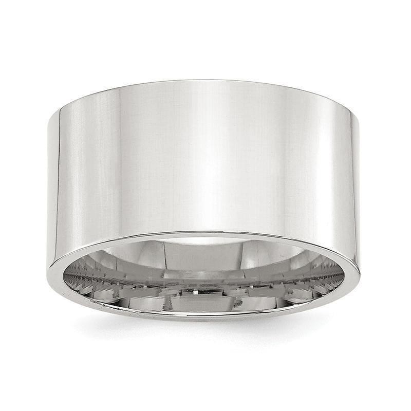 SS 12mm Comfort Fit Flat Band - Seattle Gold Grillz