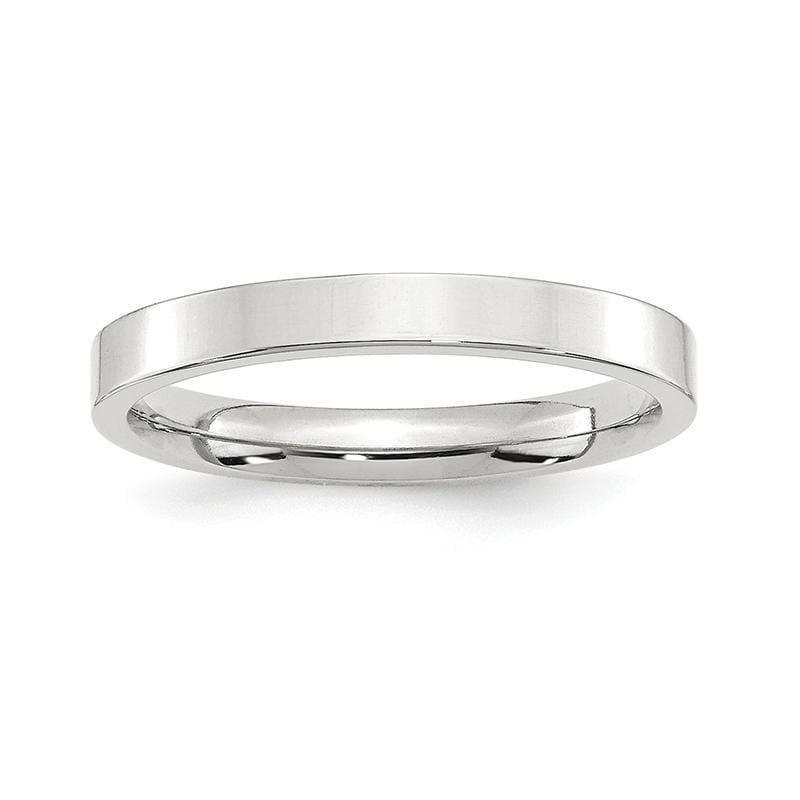 SS 3mm Comfort Fit Flat Band - Seattle Gold Grillz