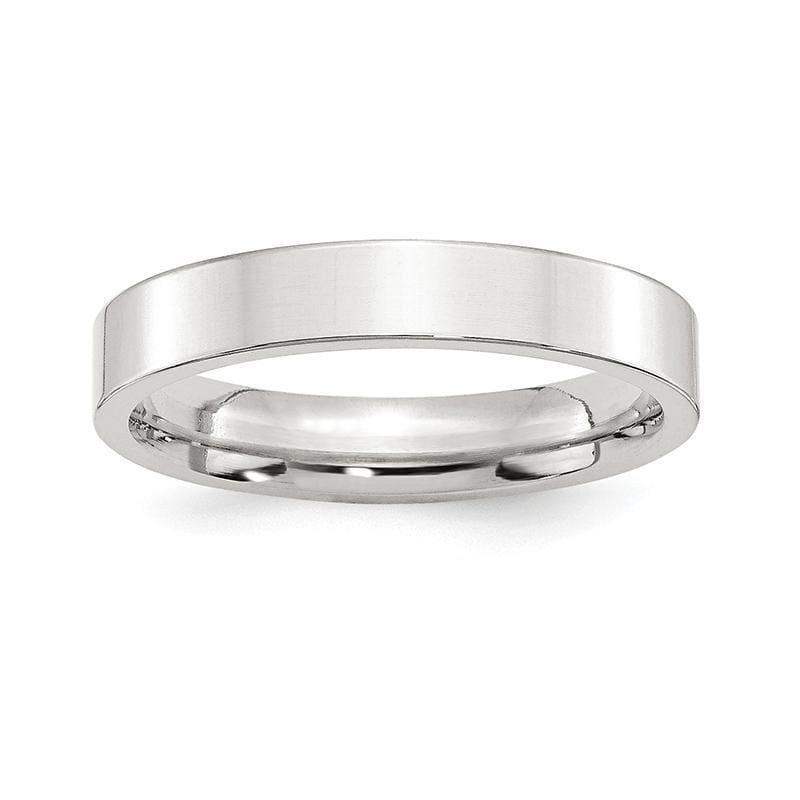 SS 4mm Comfort Fit Flat Band - Seattle Gold Grillz