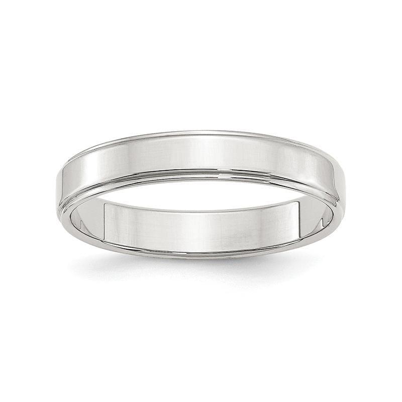 SS 4mm Flat w- Step Edge Size 8 Band - Seattle Gold Grillz