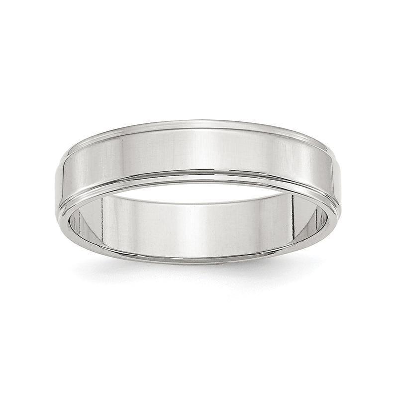 SS 5mm Flat w- Step Edge Size 10 Band - Seattle Gold Grillz