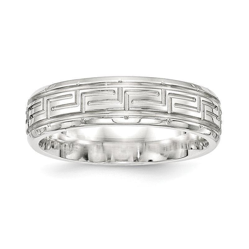 SS 6mm Polished Fancy Band - Seattle Gold Grillz