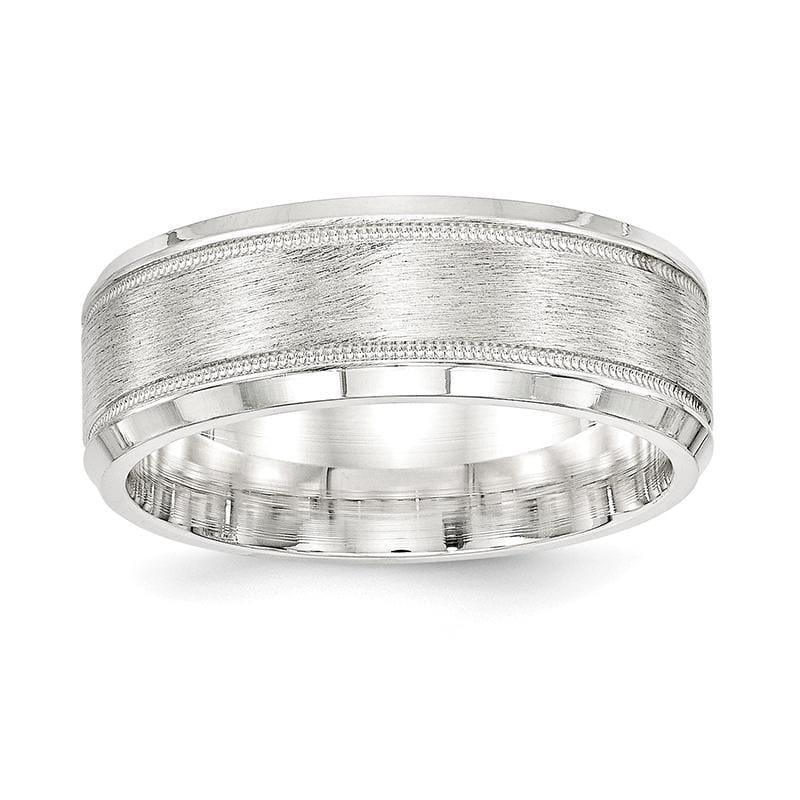 SS 8mm Brushed Fancy Band - Seattle Gold Grillz