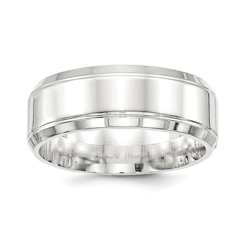 SS 8mm Polished Fancy Band - Seattle Gold Grillz
