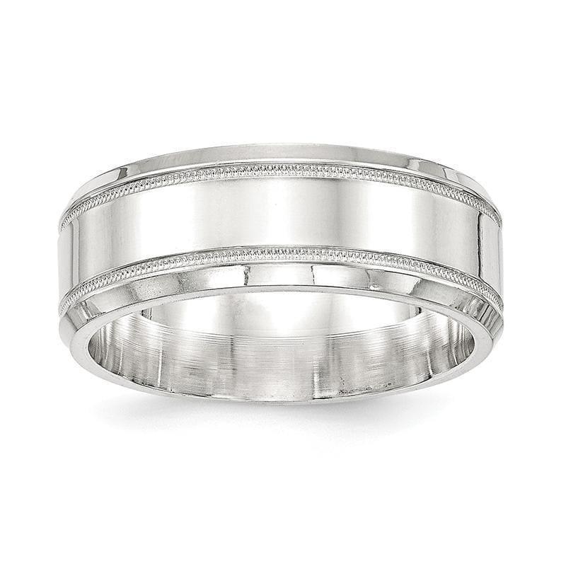 SS 8mm Polished Fancy Band - Seattle Gold Grillz