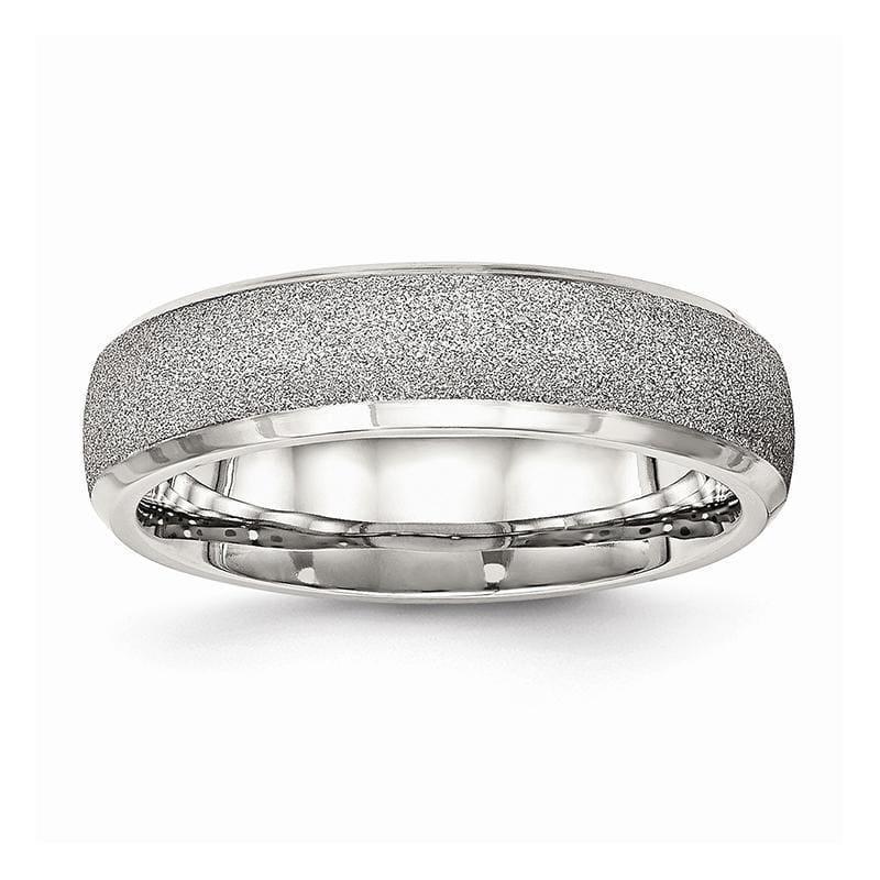 Stainless Steel Polished Laser Cut Ring - Seattle Gold Grillz