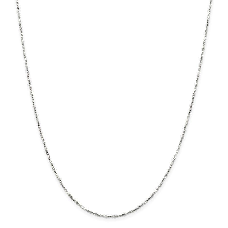 Sterling Silver 1.4mm Twisted Serpentine Chain - Seattle Gold Grillz