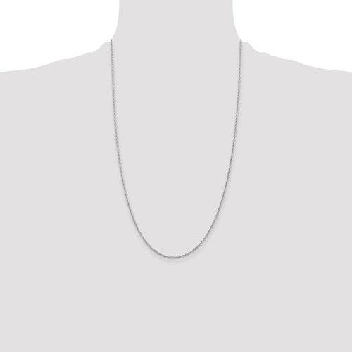 Sterling Silver 1.6mm Loose Rope Chain - Seattle Gold Grillz