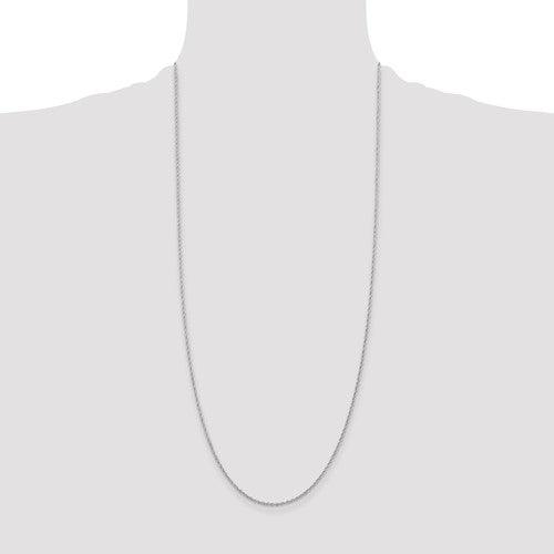 Sterling Silver 1.6mm Loose Rope Chain - Seattle Gold Grillz