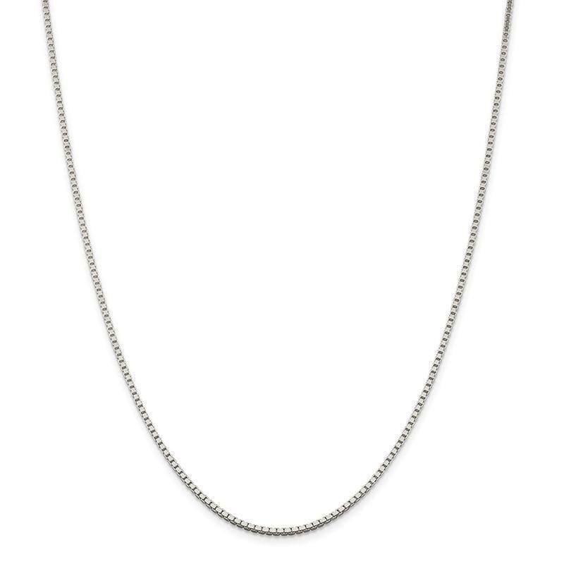Sterling Silver 1.75mm Box Chain - Seattle Gold Grillz