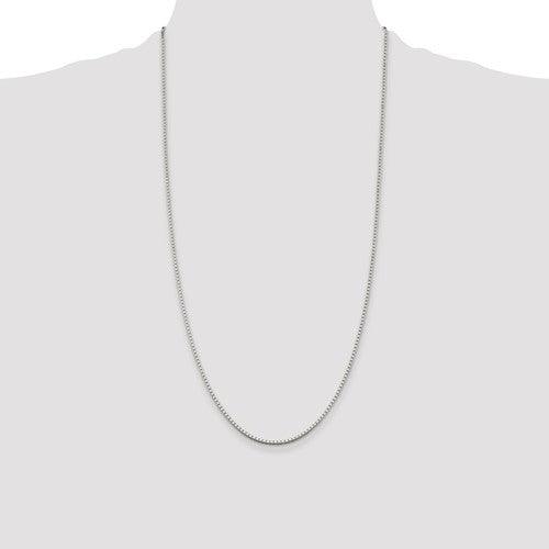 Sterling Silver 1.75mm Box Chain - Seattle Gold Grillz