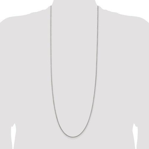 Sterling Silver 1.75mm Round Box Chain - Seattle Gold Grillz