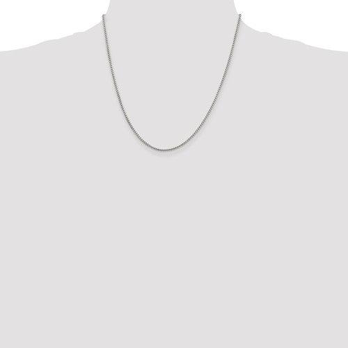 Sterling Silver 1.75mm Round Box Chain - Seattle Gold Grillz